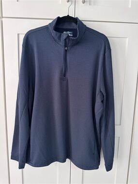 Hogan Men's Navy Blue Half-Zip Sweater
